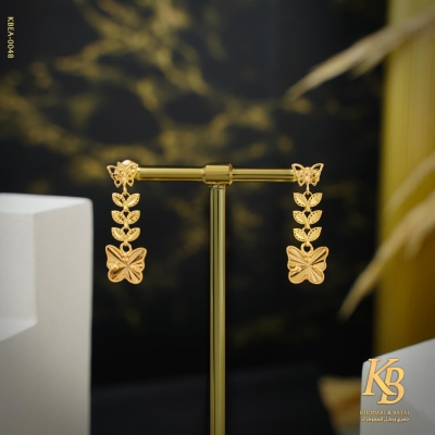 Gold earrings